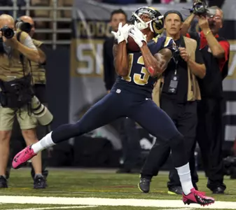 Rookie Chris Givens had a 51-yard touchdown catch in the Rams' win over the previously-undefeated Cardinals.