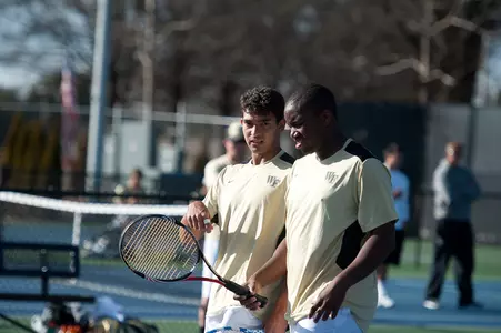 David Hopkins and Amogh Prabhakar reached the second round of the ITA All-American Championships