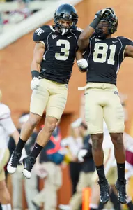 Michael Campanaro and Terence Davis connected on Wake Forest's only touchdown of the game