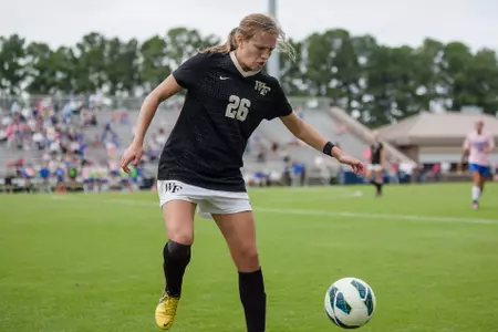 Kristen Meier scored in Wake Forest's loss to Notre Dame