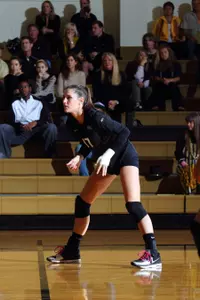 Heather Kraft is fourth on the team in digs with 173