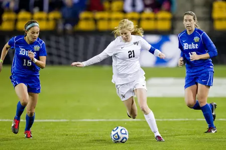 Junior captain Jackie Logue is a three-time member of the All-ACC Academic Team