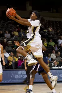Secily Ray recorded her 12th-career double-double on Sunday.