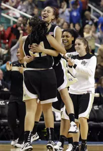 Wake Forest will be playing Charlotte for the second time in the WNIT.