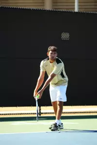 Amogh Prabhakar leads the team with a 14-4 dual-match singles record