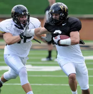 Michael Campanaro was one of the early spring standouts at Saturday's scrimmage.