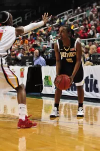 Chelsea Douglas led the Deacons on Saturday with 14 points.