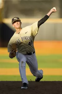 Brian Holmes pitched Wake Forest's first no-hitter since 2000.