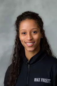 Senior Erin Brooks currently owns the indoor school record in the triple jump with a mark of 41-3
