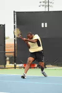 David Hopkins earned his best singles win of the season, topping No. 48 Juan Spir of Georgia Tech