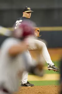 Tim Cooney helped the Deacs to a series win after throwing eight shutout innings on Friday.