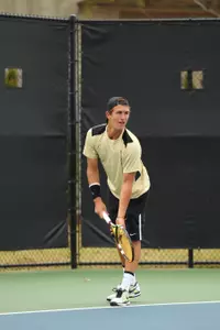 Adam Lee won the deciding No. 4 singles match against Boston College