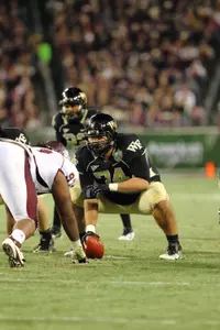 Senior Garrick Williams started 12 games at center last season.