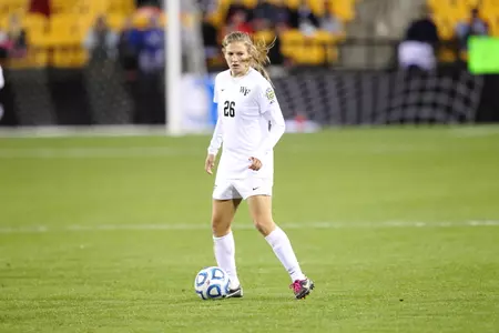 Kristen Meier scored Wake Forest's opening goal against Hofstra
