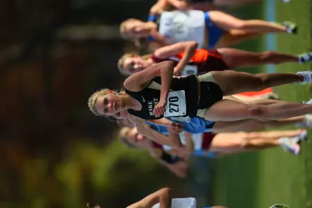 Junior Nicole Irving finishes second overall at the Charlotte Invitational