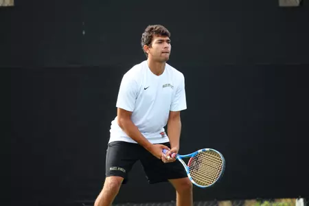 Amogh Prabhakar won all four of his singles and doubles matches Saturday