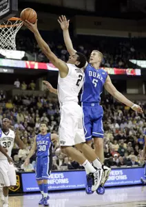 Devin Thomas led Wake Forest with 15 points against No. 5 Duke