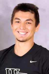 Maksim Kan was one of three Demon Deacons to reach singles semifinals Friday