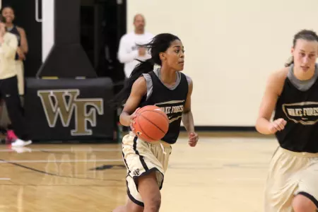 Freshman Mykia Jones