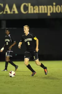 Jared Watts scored a goal at Davidson last season