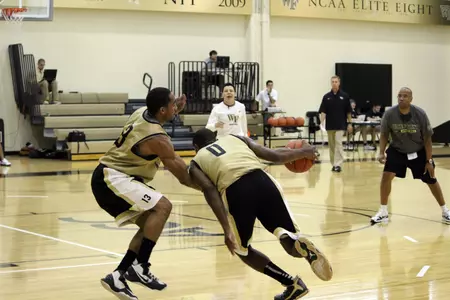 Coron Williams joined the Deacons this past summer as a fifth-year transfer from Robert Morris University.