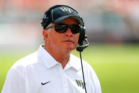 Coach Grobe and the Deacons will take on Syracuse in the Carrier Dome on Saturday.