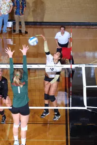 Jazmen Russell had 13 kills and eight digs on Friday