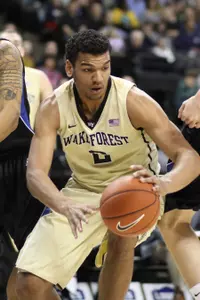 Devin Thomas has posted double-doubles in two straight games for the Deacons.