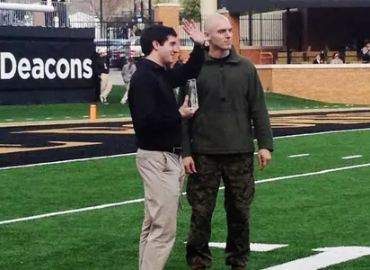 Andrew Rodriguez was the Marines Corps Chin-Up Challenge winner