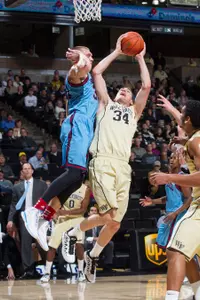 Tyler Cavanaugh and the Deacons will look to knock off the No. 2-ranked Jayhawks.