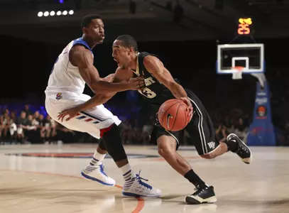Coron Williams scored 10 points for Wake Forest against Kansas