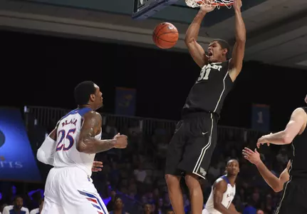 The Deacons are coming off a tough 87-78 loss to No. 2-ranked Kansas.