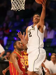 Devin Thomas had 10 points and eight rebounds on Friday vs. USC.
