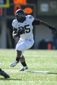 Josh Harris ended his career in eighth place on Wake Forest's all-time rushing chart
