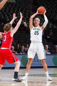 Dearica Hamby has nine double-doubles in 11 games this season.