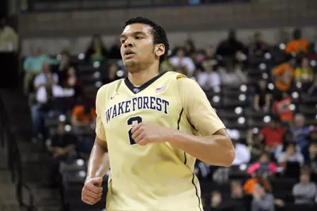 Devin Thomas posted his fifth double-double of the year against UNCG