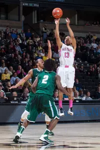 Coron Williams led the Deacons with 18 points and four assists with no turnovers.