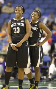 Asia Williams and Lakevia Boykin helped lead Wake Forest to an ACC Tournament win over Georgia Tech