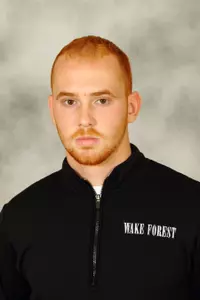 Michael Belardia finished first in the javelin on Friday