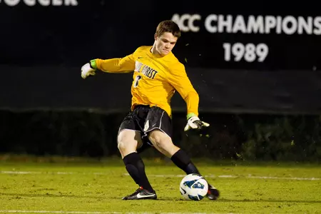 Andrew Harris played a half in Deacs shutout