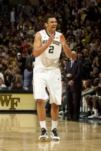 Devin Thomas led all ACC freshmen in rebounding and blocked shots last season.