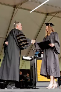 Women's golf graduate Greta Lange