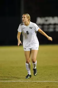Jessica Mandarich assisted on the Deacs' first goal of the game