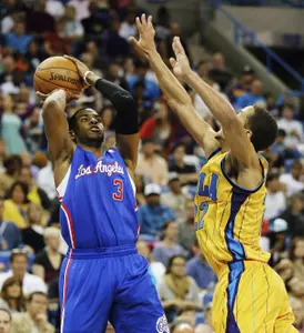 Chris Paul signed a new five-year contract with the Clippers this offseason. (AP Photo)
