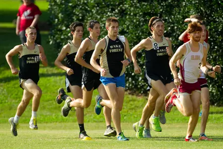 The Deacon men took three of the top four spots on Friday.