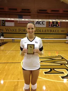 Kristin Grissom earned MVP honors for the tournament