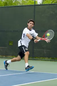 Anthony Delcore teamed with Romain Bogaerts to beat the No. 16 doubles team in the country