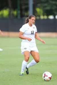 Katie Stengel scored the 50th goal of her career against Duke