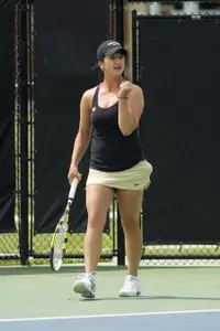 Karen Forman won in singles and doubles Friday
