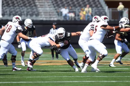 Nose guard Nikita Whitlock had a career-high four tackles for loss in last week's win at Army.